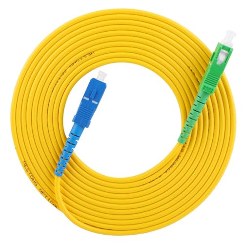 DMLENGOIN Glasfaser-Jumper 5m SC UPC-Patch-Patch-Kabelkabel Langlastendes Glasfaserkabel für eine optimale Netzwerkleistung DMLENGOIN Glasfaser-Jumper 5m SC UPC-Patch-Patch-Kabelkabel Langlastendes Glasfaserkabel für eine optimale Netzwerkleistung von DMLENGOIN