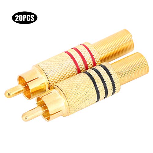 DMLENGOIN Steck verbinder Zink-AV-Audio-Stecker Ersatz-Kits Heim-Audiogeräte DMLENGOIN Steck verbinder Zink-AV-Audio-Stecker Ersatz-Kits Heim-Audiogeräte von DMLENGOIN