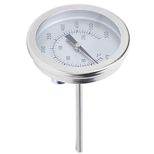 Edelstahl-BBQ-Thermometer Hochleistungs-Grill-Zeiger-Bimetall-Thermometer, 5/16UNC BBQ-Zubehör Edelstahl-BBQ-Thermometer Hochleistungs-Grill-Zeiger-Bimetall-Thermometer, 5/16UNC BBQ-Zubehör von DMLENGOIN
