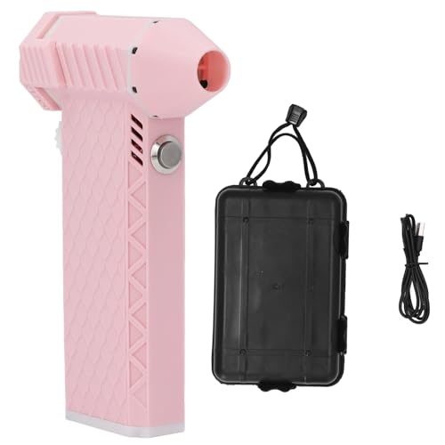 Elektrischer Luft Duster tragbare bürstenlose Reabelschnurloses trockenes Gebläse zum Reinigen der Tastatur Pink Rosa Elektrischer Luft Duster tragbare bürstenlose Reabelschnurloses trockenes Gebläse zum Reinigen der Tastatur Pink Rosa von DMLENGOIN
