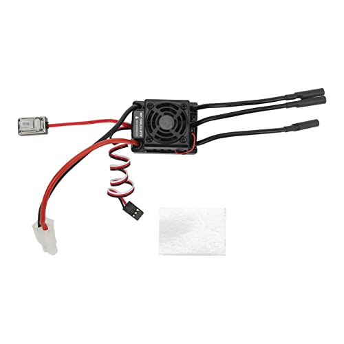 RC bürstenloser ESC 50A Starker Stromwiderstand Ausgezeichneter leistungsstarke RC -Auto bürstenlosen ESC für 1/10 RC -Auto von DMLENGOIN