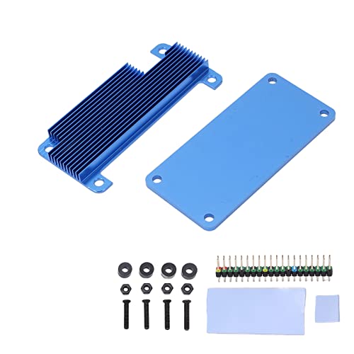 Schutzgehäuse Gehäuse Gehäuse Gehäuse Effiziente Kühlung Null 2W mit Kühlkörper (Blue Shell Colourful Pin Header) von DMLENGOIN