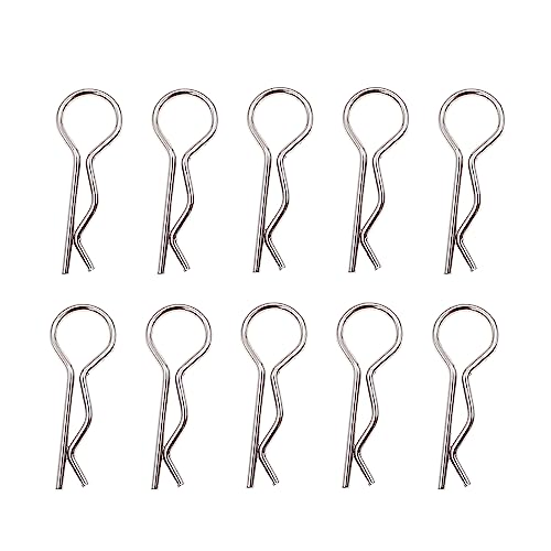 Universal Car Shell Clip Pin Schnallen Premium-Qualität R-Clips Hitch Pin-Sortiment-Kit für HSP On-Road-Fernbedienungs-Kontrollwagen Zubehör von DMLENGOIN