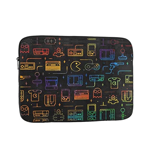 Game Video Gaming Muster Stoßfest Tragbare Laptop Sleeve Tasche :: 12 Zoll Geschäftsreisen, Reisen, Schule, Büro, für den täglichen Gebrauch. von DMORJ