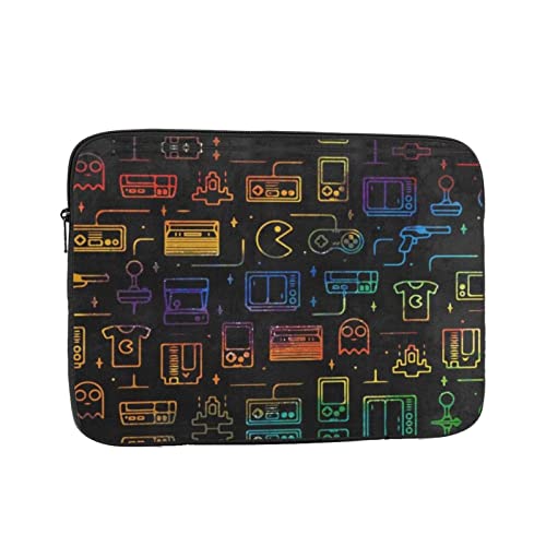 Spiel-Video-Gaming-Muster, stoßfest, tragbare Laptop-Tasche: >> 43,2 cm (17 Zoll) Geschäftsreisen, Reisen, Schule, Büro, für den täglichen Gebrauch. von DMORJ