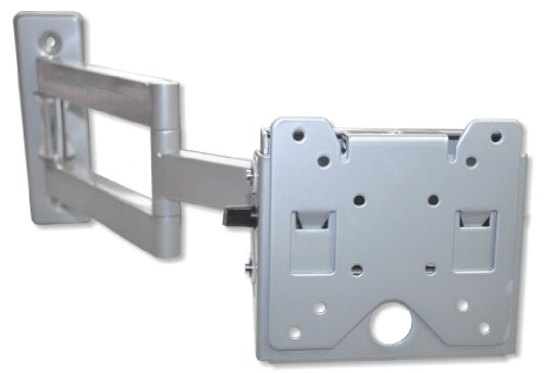 DMP LCD Wandhalterung LCD 2703 13-37 Zoll (33,0-94,0cm), max 23kg, neigbar, schwenkbar, ausziehbar - Silber von DMP