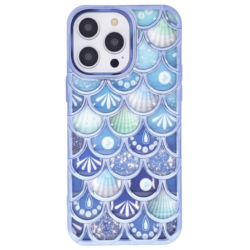 DMaos Kompatibel mit iPhone 14/iPhone 13 Hülle für Mädchen, 3D Meerjungfrau Design, 2-teiliges Muster mit Glitzer/Muschel, Niedlich für iPhone14/iPhone13 6.1'' - Blau DMaos Kompatibel mit iPhone 14/iPhone 13 Hülle für Mädchen, 3D Meerjungfrau Design, 2-teiliges Muster mit Glitzer/Muschel, Niedlich für iPhone14/iPhone13 6.1'' - Blau von DMaos