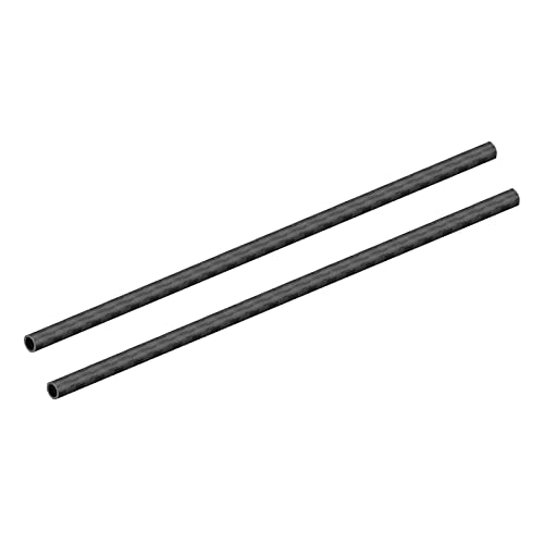 DMiotech 2 Packungen Kohlefaser rundes Rohr 3K gerolltes Carbonrohr für RC Quadcopter RC Flugzeug 6mmx4mmx200mm DMiotech 2 Packungen Kohlefaser rundes Rohr 3K gerolltes Carbonrohr für RC Quadcopter RC Flugzeug 6mmx4mmx200mm von DMiotech