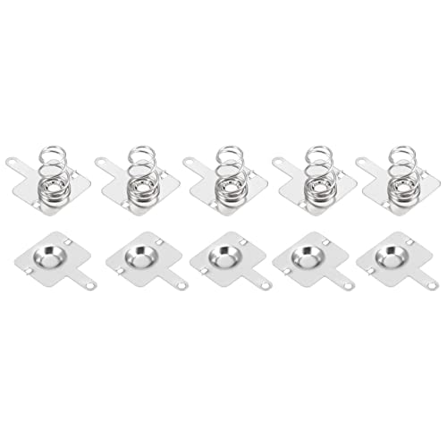 DMiotech 20 Paare 13.0mmx11.5mm Batterie Federn AA Kontakt Platte Ersatz Positiv bis Negativ Nickel Plattiert für Fernbedienung Kontrolle DMiotech 20 Paare 13.0mmx11.5mm Batterie Federn AA Kontakt Platte Ersatz Positiv bis Negativ Nickel Plattiert für Fernbedienung Kontrolle von DMiotech