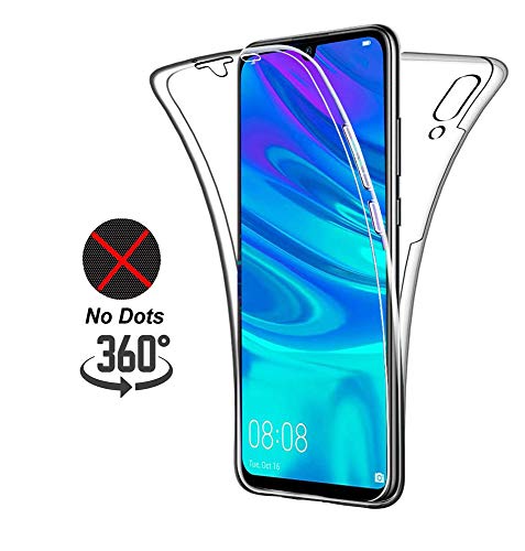 DN-Technology Hülle für Huawei Y6 2019, 360 Grad Schutz Handyhülle Silikon Crystal Clear Case [2 in 1] [ vorne und hinten ] [ stoßfest ] Hülle für Huawei Y6 2019 / Y6 Pro von DN-Technology