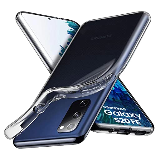 Transparente Schutzhülle für Samsung Galaxy S20 FE [Silikonhülle] [schlanke Gel-Hülle] [TPU-Stoßdämpfer] [ultradünne weiche Abdeckung] Samsung Galaxy S20 FE Handyhülle (kristallklar, transparent) von DN-Technology