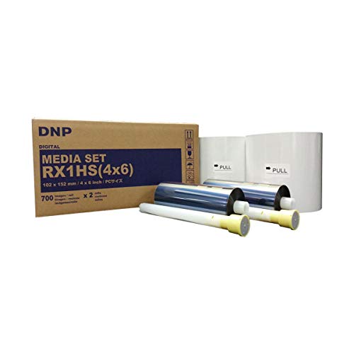 DN P 4x6 Print Media für DS-RX1HS Dye Sub Printer; 700 Prints pro Rolle; 2 Rollen pro Case.. von DN