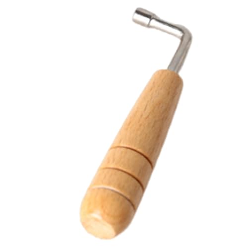 Klavier-Stimmschlüssel, Stimmschlüssel und Schraubenschlüssel, rutschfester Viereck-L-Form-Metall-Stimmschlüssel, professionelles Musik-Stimmzubehör mit Holzgriff für Zuhause, Smusic Studio Klavier-Stimmschlüssel, Stimmschlüssel und Schraubenschlüssel, rutschfester Viereck-L-Form-Metall-Stimmschlüssel, professionelles Musik-Stimmzubehör mit Holzgriff für Zuhause, Smusic Studio von DNCG