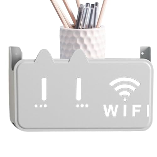 Router Rack-Halterung, Wandhalterung für Router – Selbstklebende Acryl-Rückseite für Wandmontage | Kabelablage, Multifunz Router Halterung Router Rack-Halterung, Wandhalterung für Router – Selbstklebende Acryl-Rückseite für Wandmontage | Kabelablage, Multifunz Router Halterung von DNCG