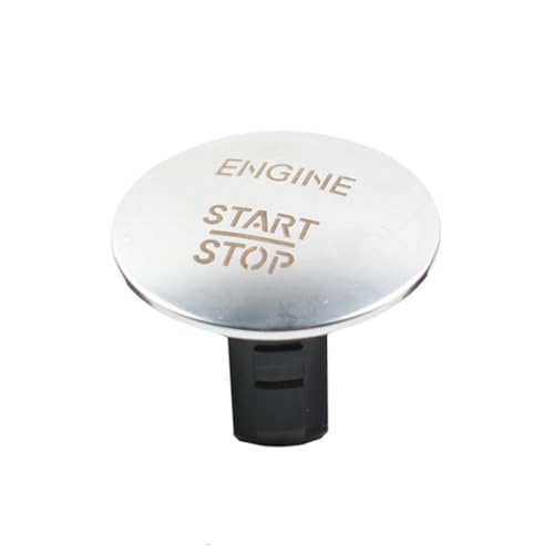 Auto Start-Stop-Schalter Drucktaster Zündung Startknopf für Benz C E S R-Class C200 OE: A2215450714, Start Stop Schalter Zündstarter Autozubehör,B-Silver von DNEOGOO