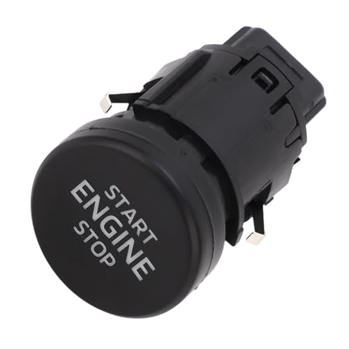 Auto Start-Stop-Schalter Drucktaster Zündung Startknopf für Skoda Octavia OE: 5E0905217, Start Stop Schalter Zündstarter Autozubehör von DNEOGOO