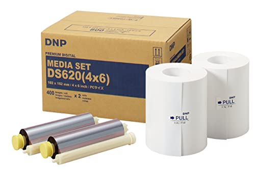 DNP 212624 Drucker-Set, 10 x 15 cm, 2 x 400 Blatt von DNP