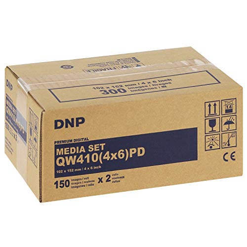 DNP Thermischer Verbrauchsstoff für DP-QW410 (Premium Digital) – 300 Drucke, 10 x 15 cm von DNP