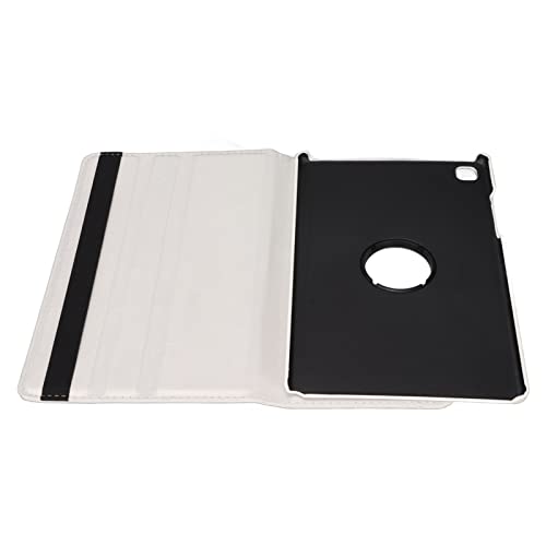 DOACT Schlanke Tablet-Hülle mit Verstellbarem Winkel für Tab A7 (T500/T505/T507), 10,4-Zoll-Tablet mit Tragbarem Kunstleder, Präzise Aussparungen für Tab A7 (Weiß) von DOACT