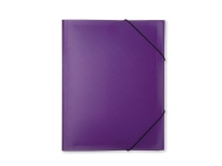 Mappe A4 mit elastischem Kunststoff, Violett10x10x10mm 0,01kg (1stk) - (24 St.) von DOCUSMART