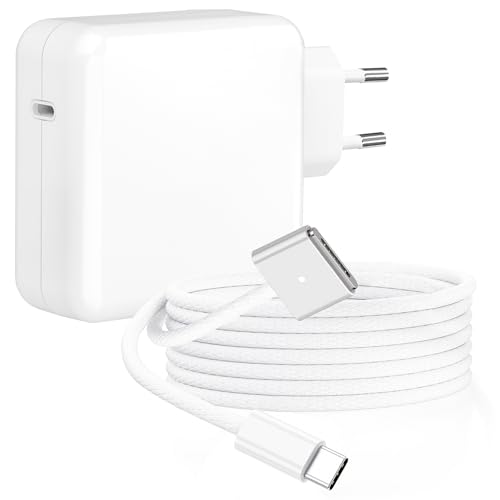 MacBook Air Ladekabel, 70W Mac Ladegerät Schnell Netzteil mit 2M USB C auf Mag 3 Geflochtenes Kabel für Mac Book Air 13, 15 inch(2022~2024), Mac Book Pro 14, 16 inch(2021~2024), M4/M3/M2 von DODAUG