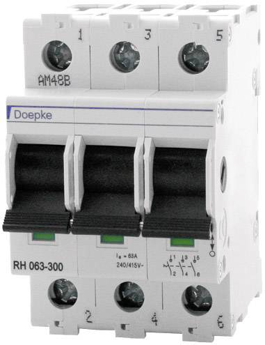 DOEP Hauptschalter RH 063-300 3pol 63A DOEP Hauptschalter RH 063-300 3pol 63A von DOEPKE SCHALTGERAETE GMBH & CO