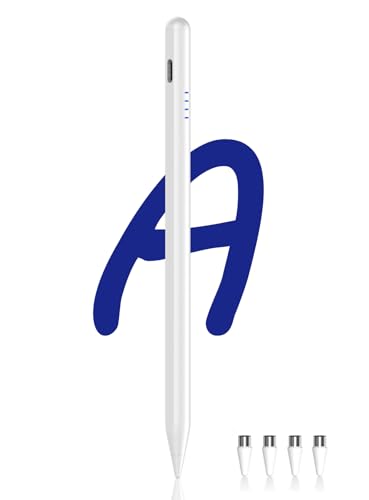 Stylus Stift für Touch Screen Android Power-Display Tablet Stift POM Feder Magnetic Tablet Stylus Pen Kompatibel mit Samsung/Huawei/Lenovo/Mi/Vivo und Anderen Tablet und Smartphone (Weiß) von DOGAIN