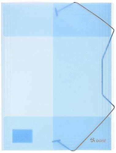 DOHE - Eckspanner aus PP DIN A4 Flache Gummis Blau von DOHE