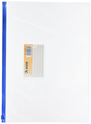 DOHE - Zipper-Tasche Folio Querformat Blau von DOHE
