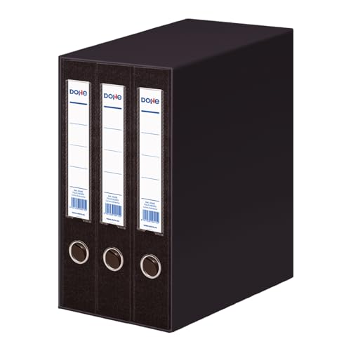 DOHE archicolor – Modul 3 Ordnerhöhen schmal Folio, Schwarz von DOHE