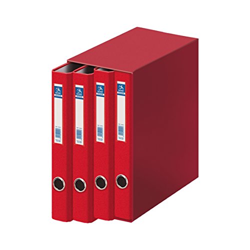 DOHE oficolor – Modul, 4 Ordner A4, rot von DOHE