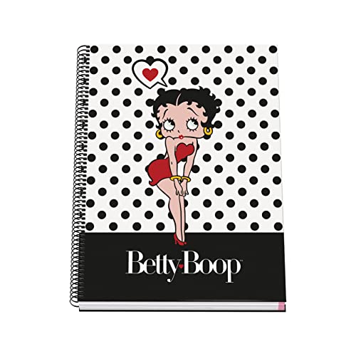 Dohe - A4-Notizbuch (kaschierter Einband - innen kariert 5 mm) - Betty Boop von DOHE