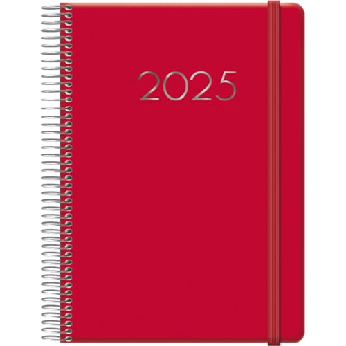 Dohe - Agenda Cabana - Tagesseite - 15 x 21 cm - Rot von DOHE