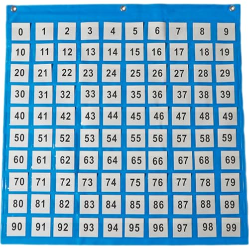 Dohe Educa - Panel mit 100 Taschen zum Lernen von Multiplikationstabellen und Mathematik, mit Karten von 0 bis 99, Schul- und Lernmaterial Dohe Educa - Panel mit 100 Taschen zum Lernen von Multiplikationstabellen und Mathematik, mit Karten von 0 bis 99, Schul- und Lernmaterial von DOHE