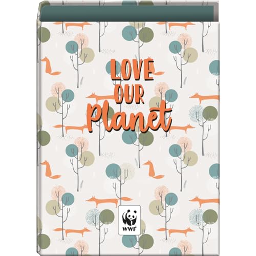 Dohe - Ordner mit 4 Ringen, Kapazität 250 Blatt, Blattgröße (26,4 x 34 cm), Rücken 6 cm, Ringe 40 mm, extra fester Deckel, Schulmaterial - WWF Love Our Planet von DOHE