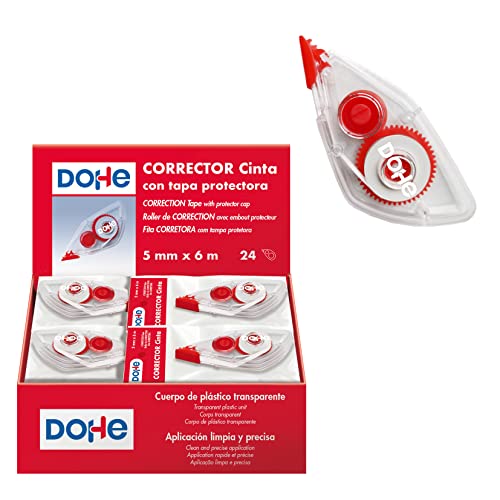 DOHE Korrekturroller, Rot, 5 mm x 6 m, 24 u von DOHE