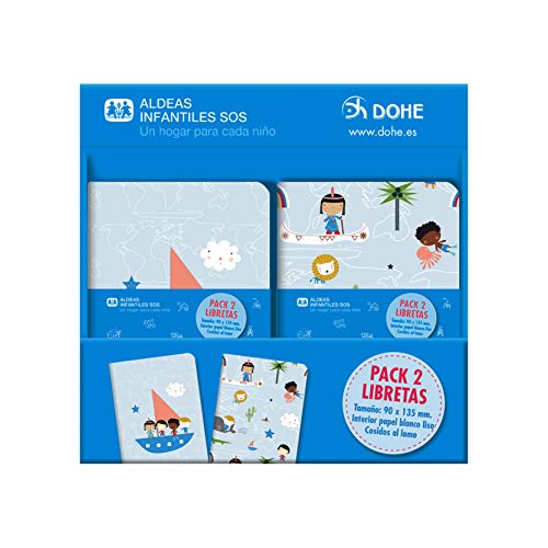 Notizbuchständer für Kinder, SOS (16 Packungen mit 2 Notizbüchern) von DOHE