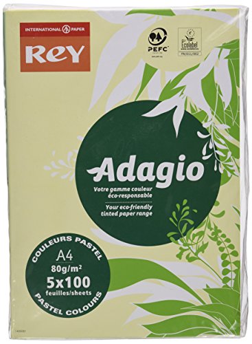 Papier A4 Adagio Rey 80g coloris assortis pastels Papier A4 Adagio Rey 80g coloris assortis pastels von DOHE