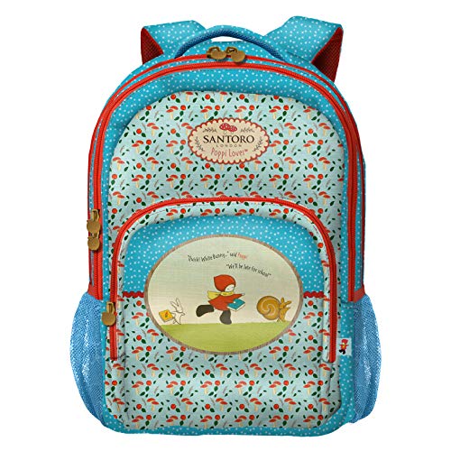 Rucksack mit 3 Fächern - Santoro - Poppi Loves - Catch Me von DOHE