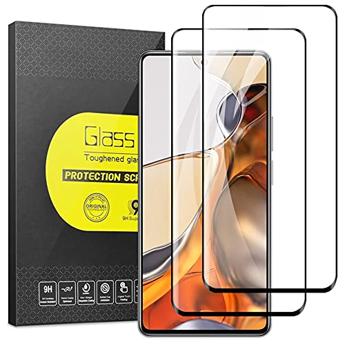 DOINK Displayschutzfolie für Nokia G21 | G11, [ 2 Stück ] 9H Härte Panzerglasfolie Schutzfolie Schutzglas Full-Fit Screen Protector, Schwarz von DOINK