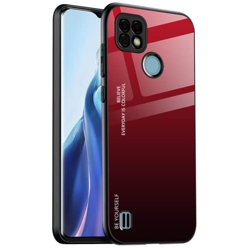 DOINK Farbverlauf Glas Hülle für Realme C25Y / C25-Y, Bunt Panzerglas Handyhülle TPU Silikon Schutzhülle - Farbe 5 DOINK Farbverlauf Glas Hülle für Realme C25Y / C25-Y, Bunt Panzerglas Handyhülle TPU Silikon Schutzhülle - Farbe 5 von DOINK
