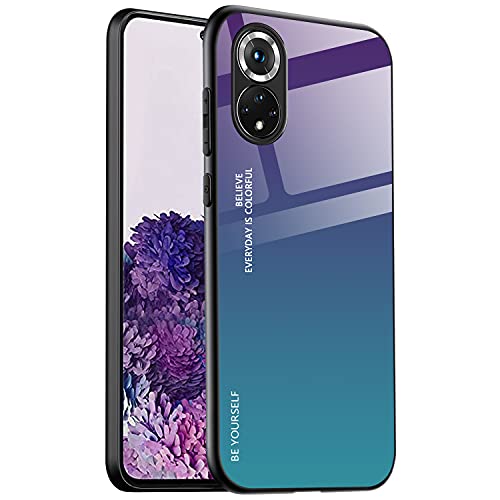 DOINK Schutzhülle aus Verlaufsglas für Huawei Honor 50 5G | Huawei Nova 9, Bunte Schutzhülle aus Hartglas + TPU Silikon – Farbe 3 DOINK Schutzhülle aus Verlaufsglas für Huawei Honor 50 5G | Huawei Nova 9, Bunte Schutzhülle aus Hartglas + TPU Silikon – Farbe 3 von DOINK