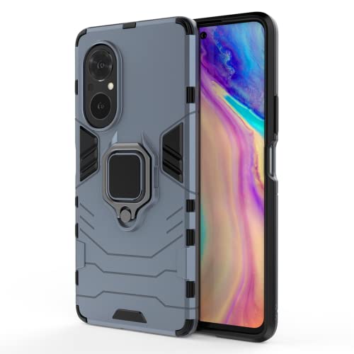 DOINK Ultra Panzerhülle für Huawei Nova 9 SE, TPU+PC StoßFest Hülle mit Ring Ständer - Blau von DOINK
