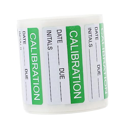DOITOOL 1 Aufkleber erfindungen pallet Selbstklebende Lageretiketten Kalibrierungssticker wiederverwendbar transparent selbstlaminierende Kalibrieretiketten grünes Kalibrieretikett Green von DOITOOL