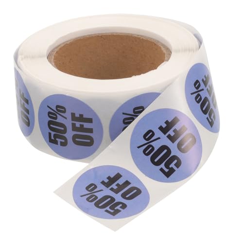 DOITOOL 1 Rolle -Aufkleber ad tab klebepunkte Aufkleber für Supermärkte Supermarktetiketten runden kleine Klebeetiketten Vinyl Einzelhandelsgeschäfte Aufkleber Kreis-Rabattaufkleber DOITOOL 1 Rolle -Aufkleber ad tab klebepunkte Aufkleber für Supermärkte Supermarktetiketten runden kleine Klebeetiketten Vinyl Einzelhandelsgeschäfte Aufkleber Kreis-Rabattaufkleber von DOITOOL