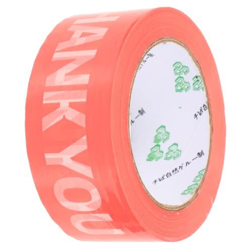 DOITOOL 1 Rolle Express-dichtung Flüssiges Abdeckband Zerbrechliches Klebeband Für Den Versand Bh-tape Danke Packband Streifen Durchsichtiges Klebeband Blinken Kunst Maskierung Weiß Opp von DOITOOL