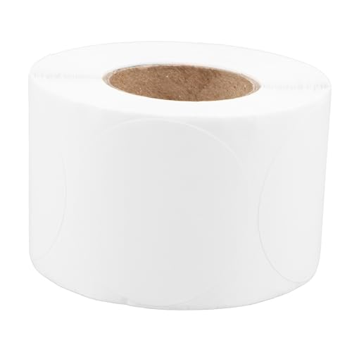 DOITOOL 1 Rolle Rundes Thermoetikett Thermalaufkleber -Etikettenaufkleber rund Runde Etiketten runde bedruckbare Aufkleberetiketten Aufkleber für Thermodrucker Thermopapier Weiß DOITOOL 1 Rolle Rundes Thermoetikett Thermalaufkleber -Etikettenaufkleber rund Runde Etiketten runde bedruckbare Aufkleberetiketten Aufkleber für Thermodrucker Thermopapier Weiß von DOITOOL