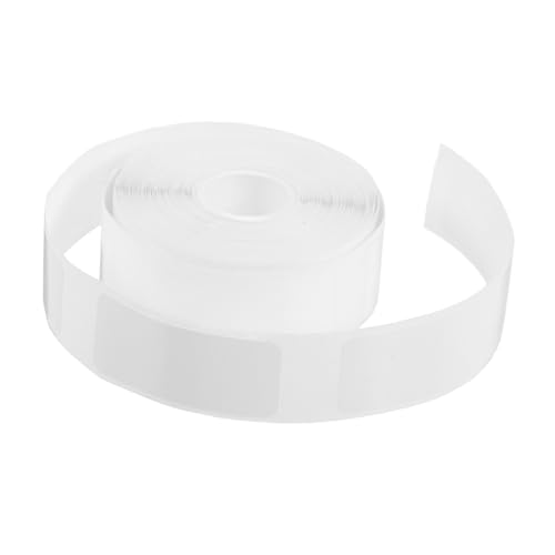 DOITOOL 1 Rolle Thermodruck-Etikettenrolle Aufkleber für Thermodrucker Aufkleber für -Minidrucker Aufkleber für Mini-Taschendrucker thermisches Etikett Papier Weiß von DOITOOL
