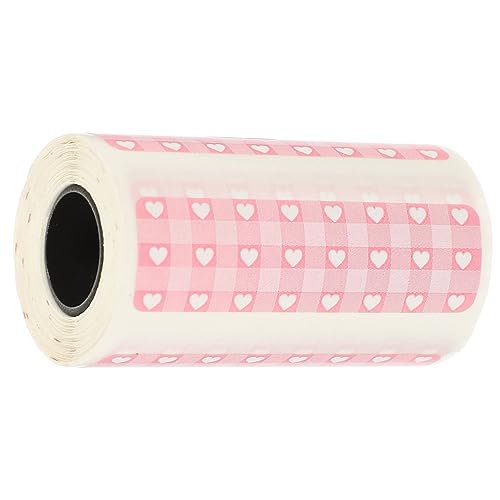 DOITOOL 1 Rolle Thermoetikettenpapier Thermalpapier Drucken Thermodruckpapier Papier Für Tragbare Thermodrucker Nachfüllpapier Papier Für Sofortbildkamera Druckerpapier Rosa Thermopapier von DOITOOL