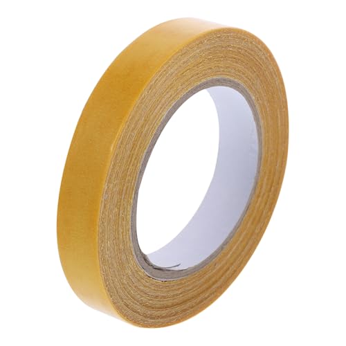 DOITOOL 1 Rolle doppelseitiges Klebeband dickes klebeband teppichklebeband doppelseitig Teppichfixierung wall tape breit extra Teppichband mit Glasfasergewebe Klebeband für Teppiche Yellow von DOITOOL